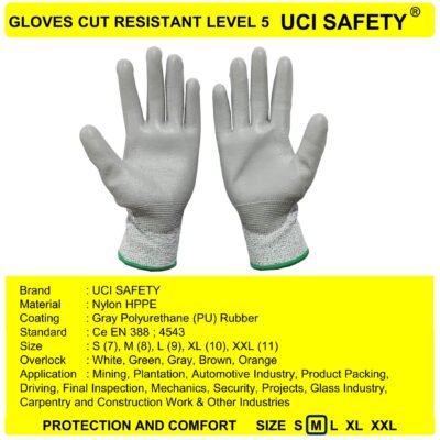 Sarung Tangan Safety Gloves Anti Iris Sarung Tangan