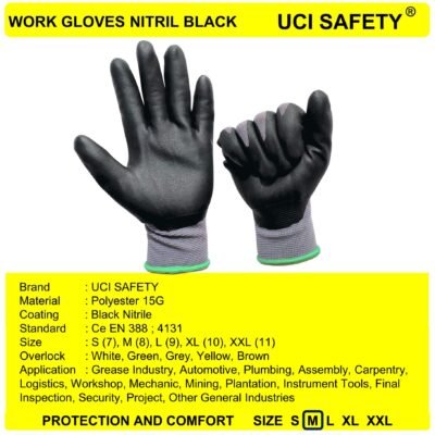 Uci Safety Proyek Pengaman kerja Nylon Mekanik