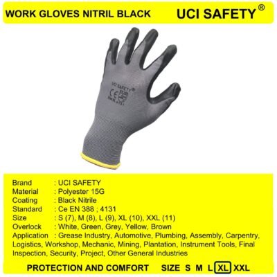 Gloves Bagunan Mechanical K Hse Pabrik - Gambar 4