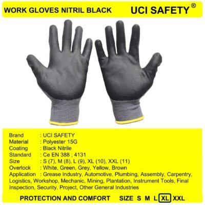 Gloves En Work Anti Licin Teknik Mesin