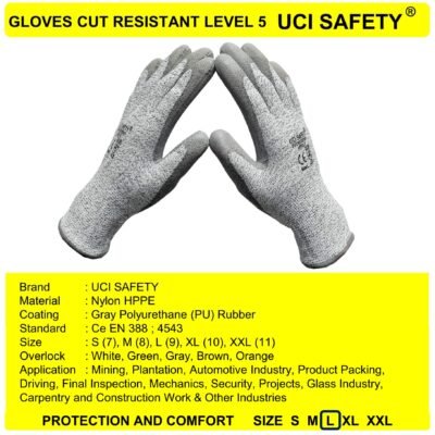 Sarung Tangan Welding Anti Gores Anti Slip - Gambar 5