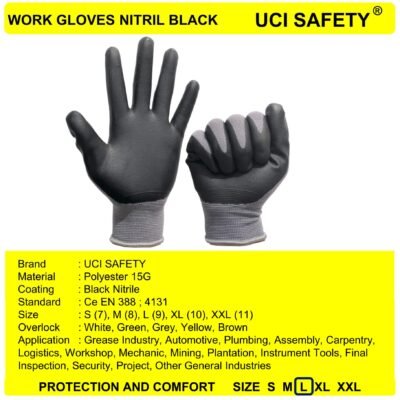 Uci Safety Work Greasy Mechanical En 388 - Gambar 3