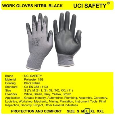 Gloves Greasy Work Engineering Teknik Mesin - Gambar 5