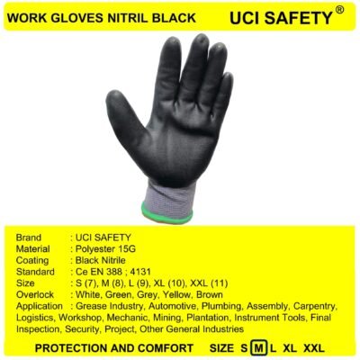 Gloves Electrical K Hse Mechanical Coating - Gambar 4